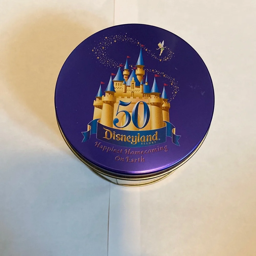 Vintage Disneyland 50th anniversary watch in tin